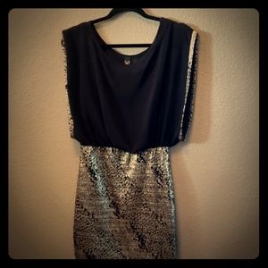 Gold and silver Party Dress